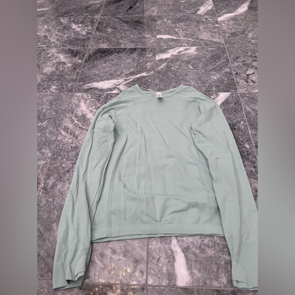 Athleta Girl - power up long sleeve - with silver